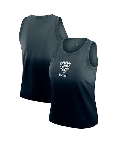 Wear by Erin Andrews Women's x Gracie Hunt Navy Chicago Bears Ombre Tank Top