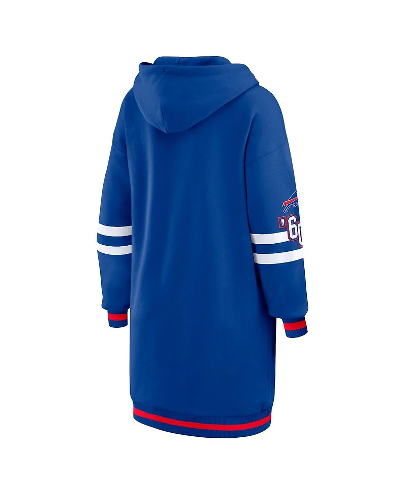 Wear by Erin Andrews Women's Royal Buffalo Bills Hoodie Dress