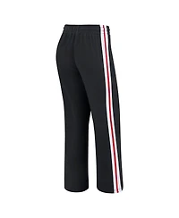 Wear by Erin Andrews Women's Black Atlanta Falcons Color-Block Straight Leg Pants