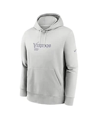 Nike Men's Gray Minnesota Vikings Edge Pack French Terry Club Pullover Hoodie