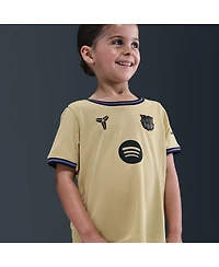 Nike Big Boys and Girls Gold Barcelona 2025/26 Stadium Kit Set