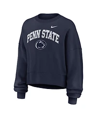 Nike Women's Navy Penn State Nittany Lions Oversized Phoenix Arch Pullover Sweatshirt