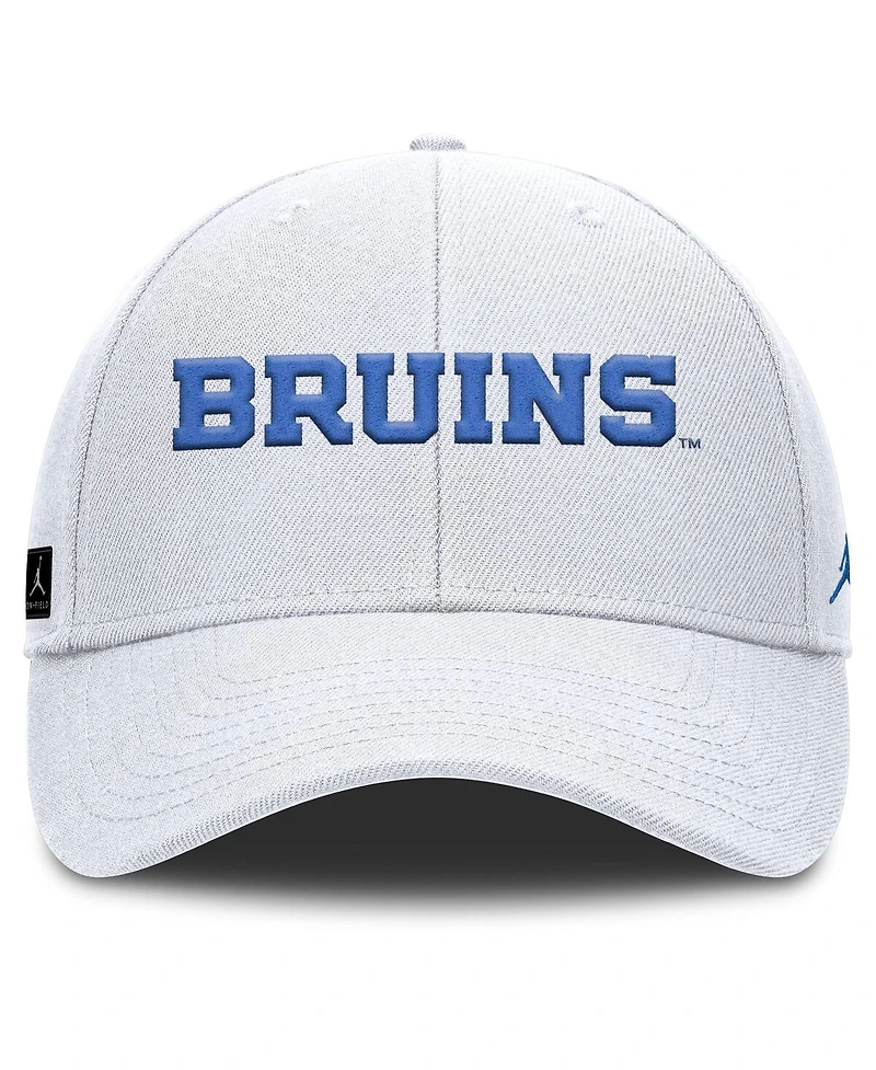 Jordan Men's White Ucla Bruins 2025 On-Field Rise Performance Adjustable Hat