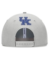 Nike Men's Gray Kentucky Wildcats 2025 Sideline Dust Pinched Rise Adjustable Hat