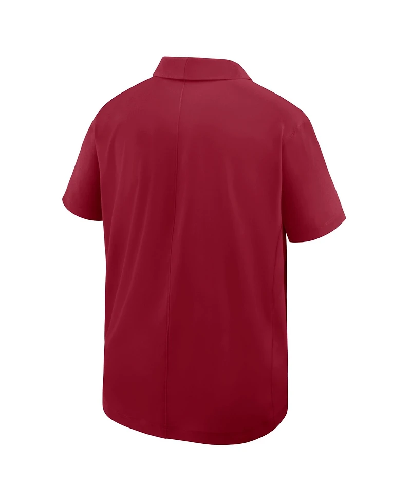 Nike Men's Crimson Alabama Tide 2025 Coaches Sideline Polo Shirt