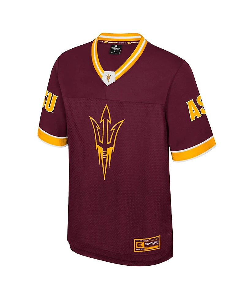Colosseum Men's Maroon Arizona State Sun Devils Nothing but the Hits Football Jersey