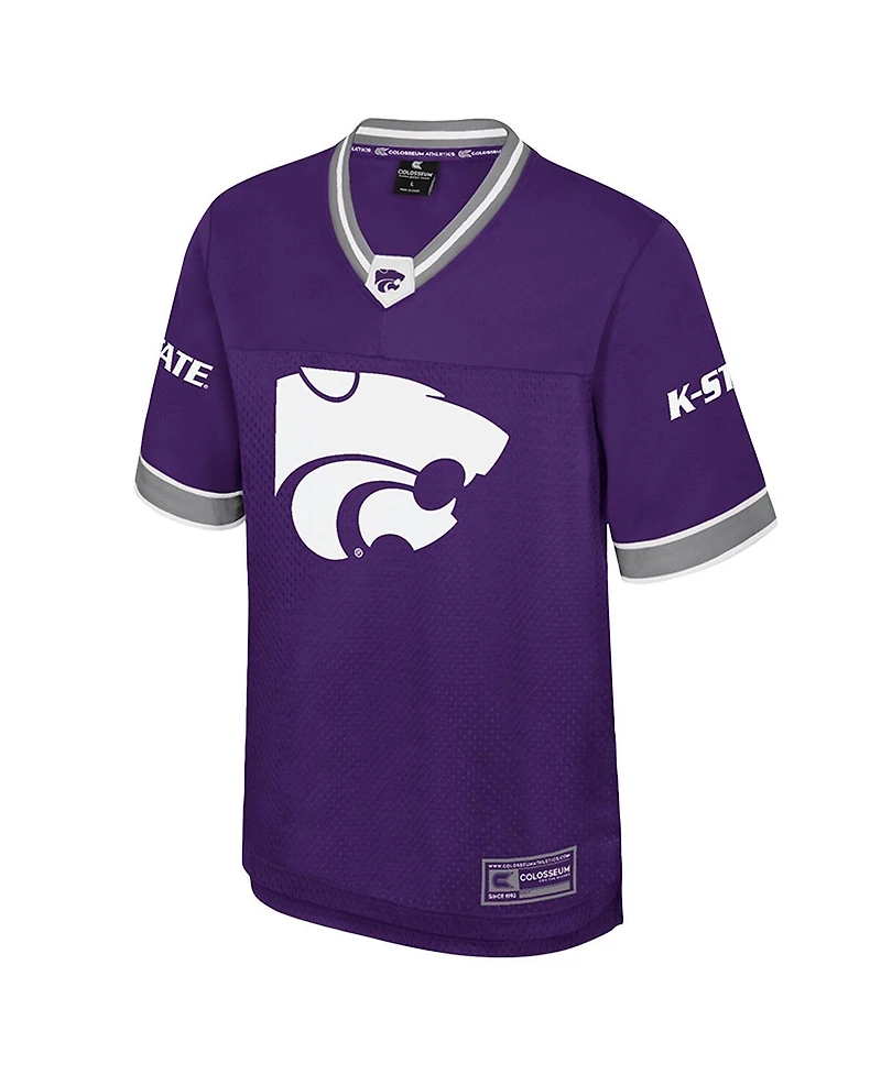 Colosseum Men's Purple Kansas State Wildcats Nothing but the Hits Football Jersey