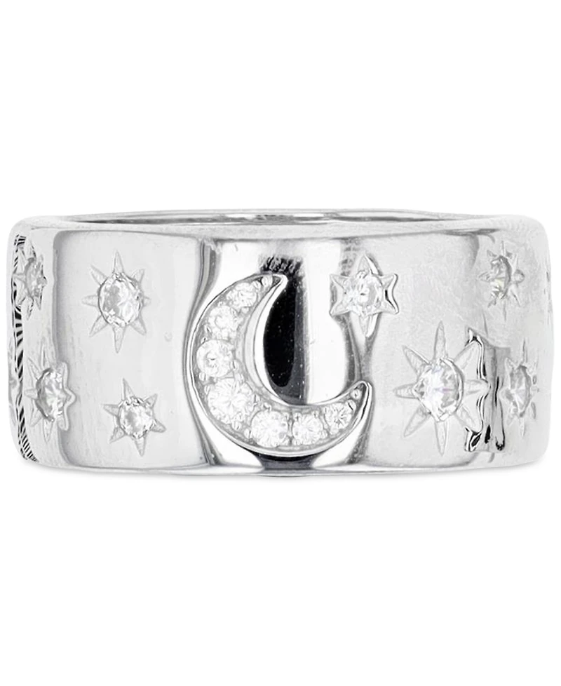 Macy's Cubic Zirconia Starburst Ring (1.644 ct. t.w.) Sterling Silver