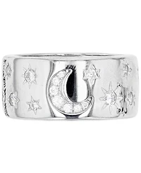 Macy's Cubic Zirconia Starburst Ring (1.644 ct. t.w.) Sterling Silver