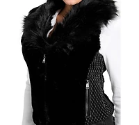 Guess Women's Amari Sleeveless Faux Fur Vest