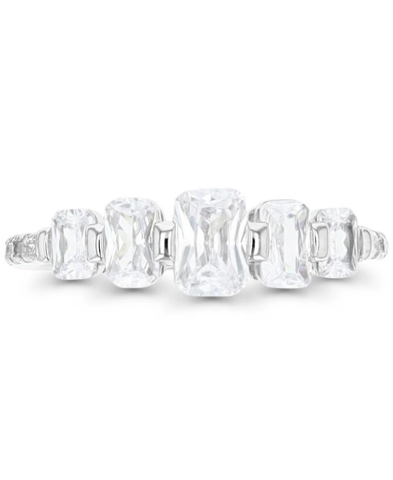 Macy's Cubic Zirconia Anniversary Ring (2.944 ct. t.w.) Sterling Silver