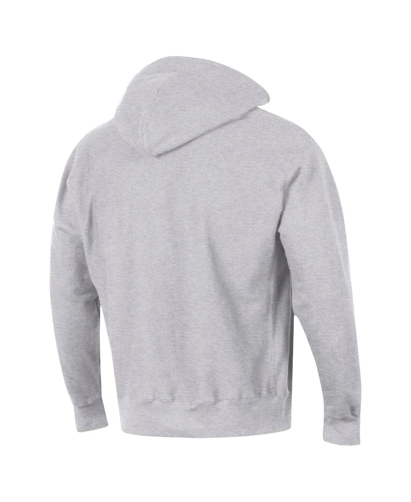 Champion Men's Gray Air Force Falcons Vault Late Night Reverse Weave Pullover Hoodie