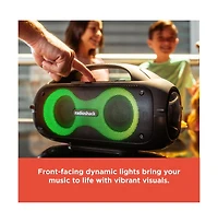 RadioShack 60W Black and Gray Wireless Portable Speaker With Lights True Wireless Audio And Type C-Charging Cable 4001787