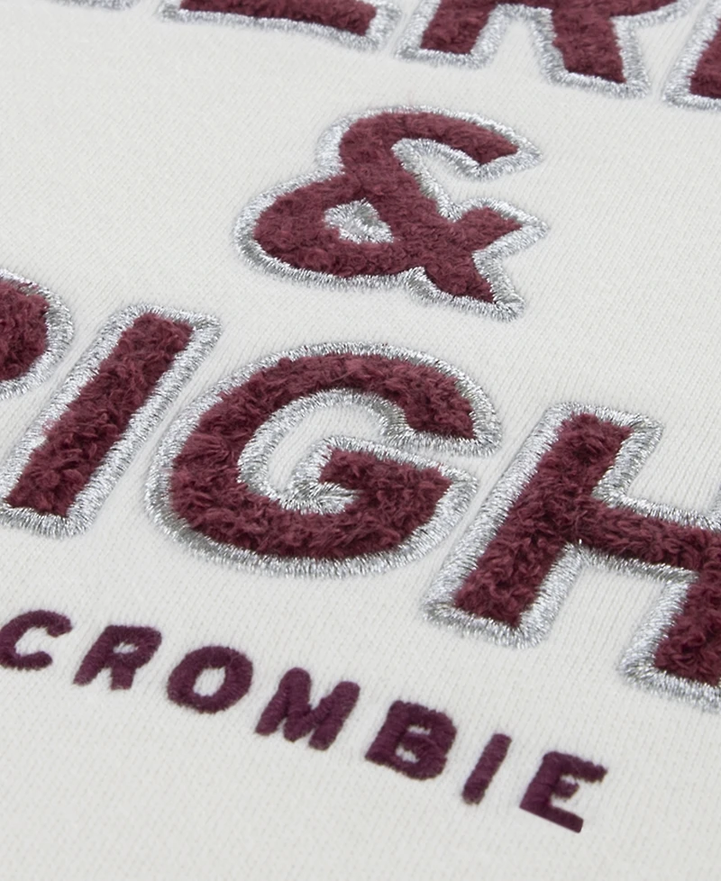 abercrombie kids Girls Merry and Bright Pullover Hoodie