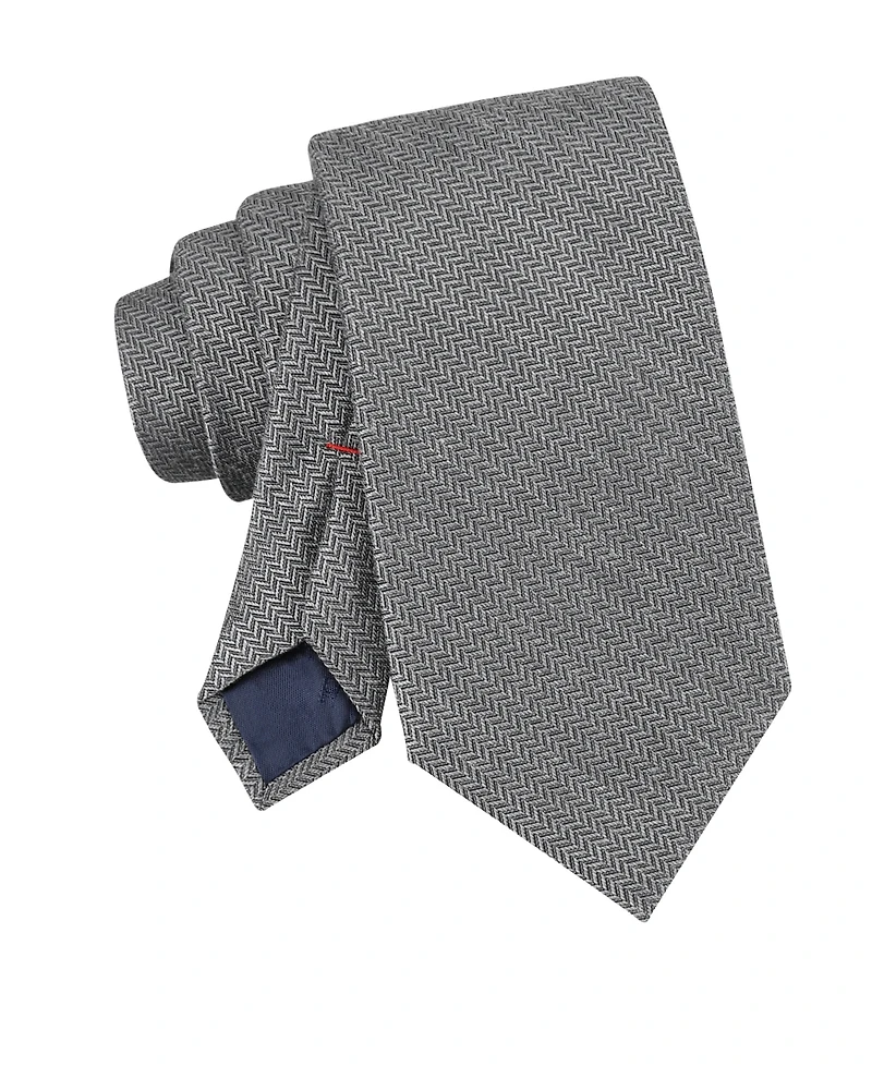 Tommy Hilfiger Men's Hazel Herringbone Solid Tie