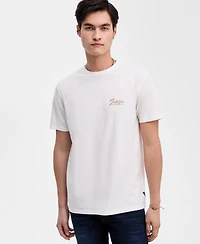 Guess Men's Script Logo Print T-Shirt
