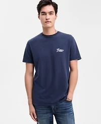 Guess Men's Script Logo Print T-Shirt