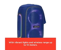RadioShack 30W Gray and Green Wireless Portable Speaker with Rgb Lights Fm Radio Bluetooth 5.3 4001781