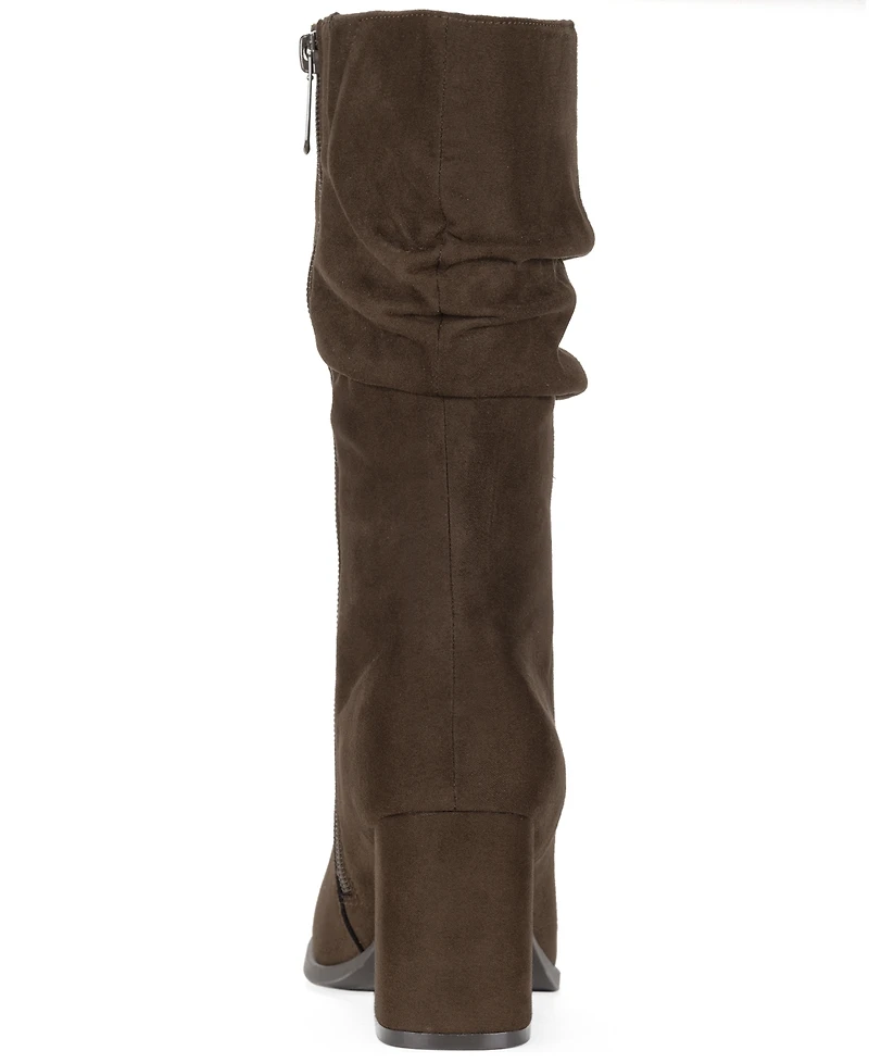 Style & Co Women's Reneee Scrunch Mid Shaft Boots, Macy's Exclusive