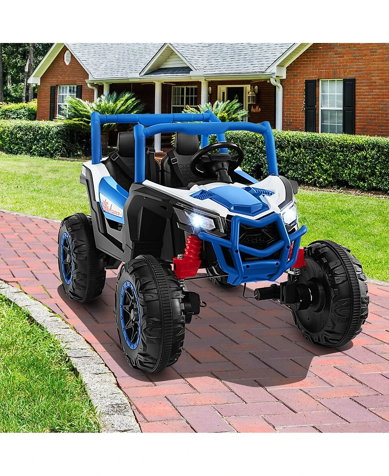 24V Kids Ride on Utv with 4 x 100W Powerful Engine Remote Control High/Low Speed