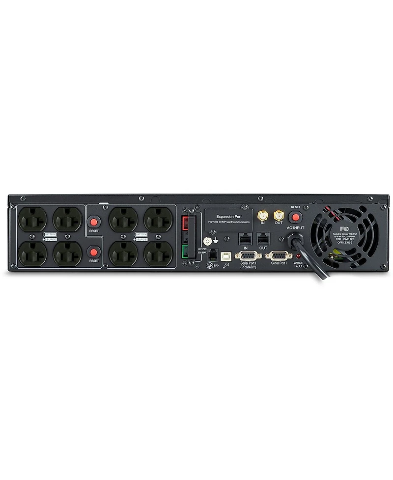 CyberPower OR2200LCDRTXL2U Smart App Intelligent LCD 2190VA Ups, 8 Outlets, 2U Rack Mount