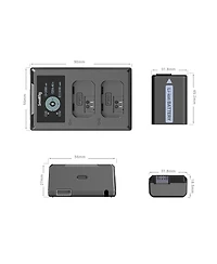 SmallRig SmallRig Camera Battery and Charger Kit for Sony Np-FW50 3818
