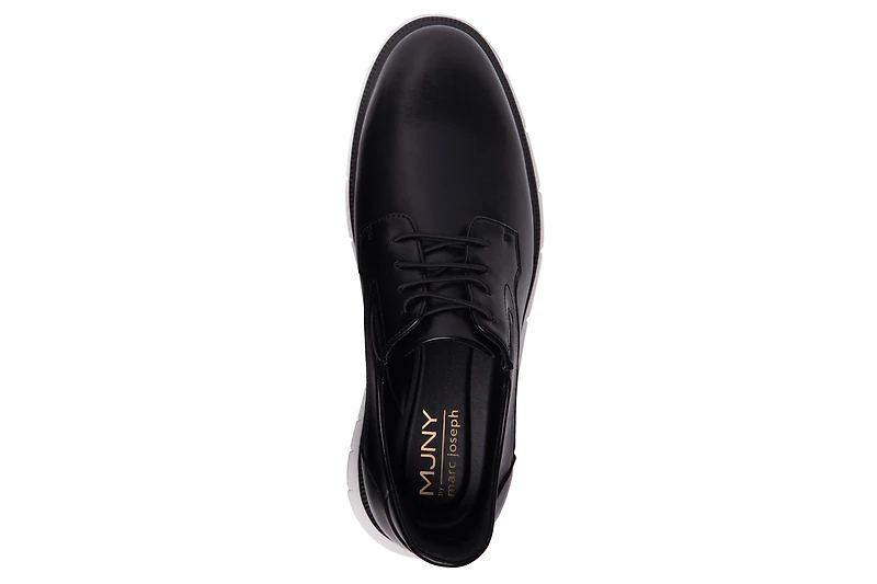 Marc Joseph New York Mens Cloud Street Hands-Free Slip On Lightweight Leather Oxfords