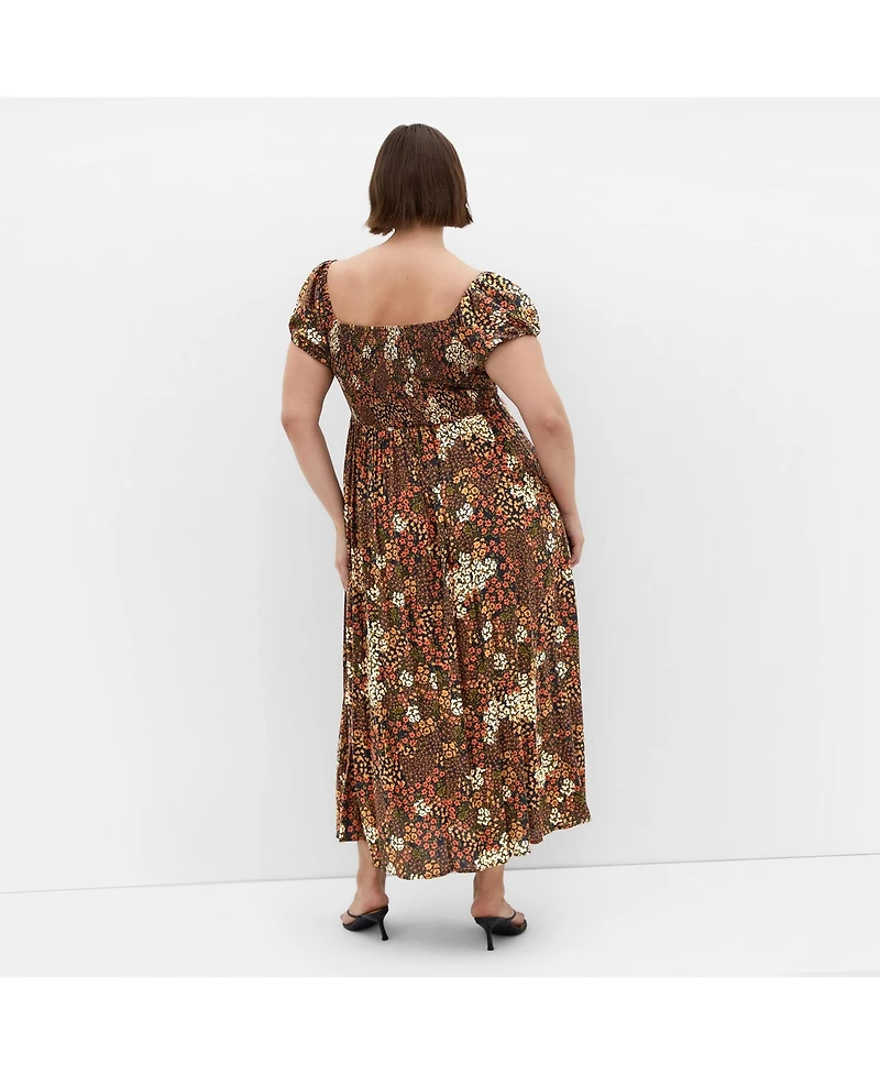 City Chic Women's Abbie Print Maxi Dress