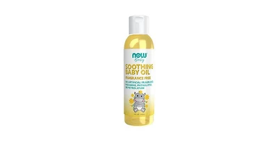 Now Foods Soothing Baby Oil-Fragrance Free 4 Oz ,4 Oz