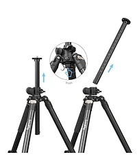 SmallRig CT200 4-Section Lateral Center Column Aluminum Tripod/Monopod