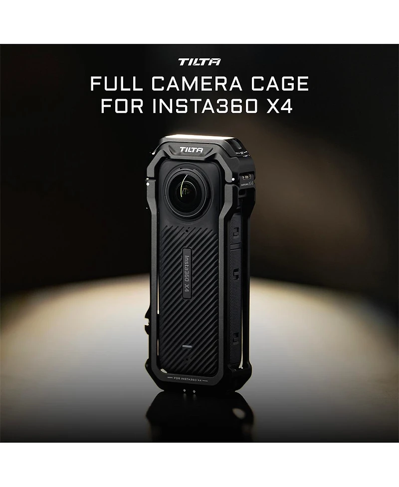 Tilta Full Camera Cage for Insta360 X4 Action Camera, Black