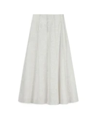 Nocturne Women's Embroidery Detail Midi Skirt