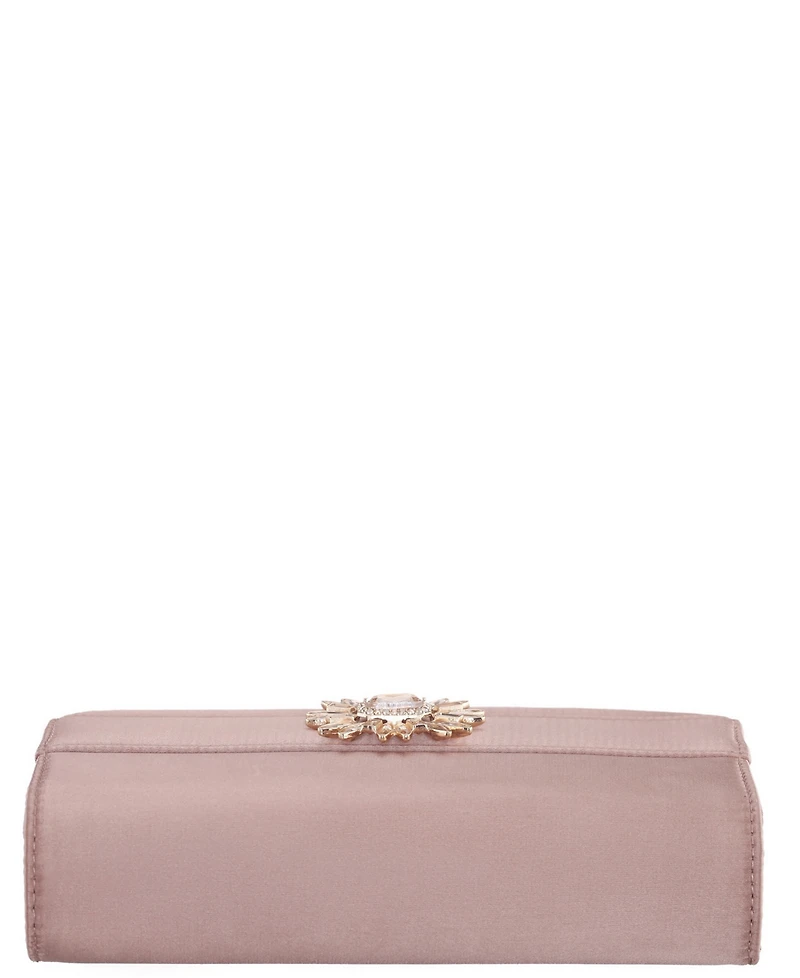 Nina Art Deco Crystal Ornament Magnetic Snap Clutch