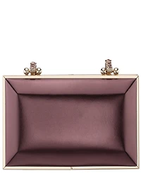Nina Crystal Handle Lift Lock Clutch
