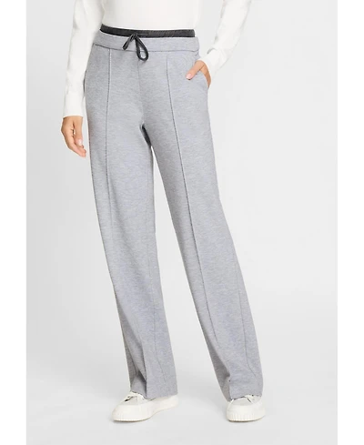 Olsen Women's Anna Fit Wide Leg Trousers