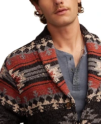 Lucky Brand Men's Shawl Collar Cardigan Sweater