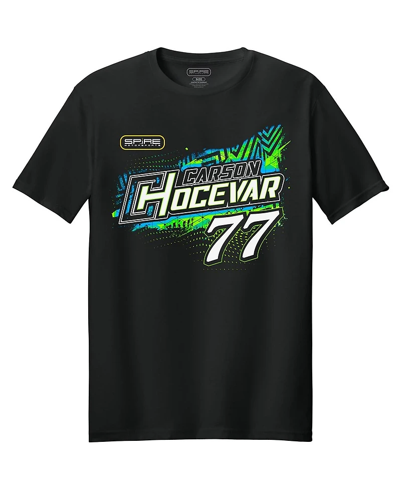 Spire Motorsports Men's Black Carson Hocevar Lifestyle T-Shirt