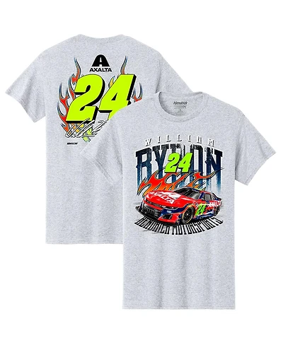 Hendrick Motorsports Team Collection Men's Heather Gray William Byron Axalta Car T-Shirt