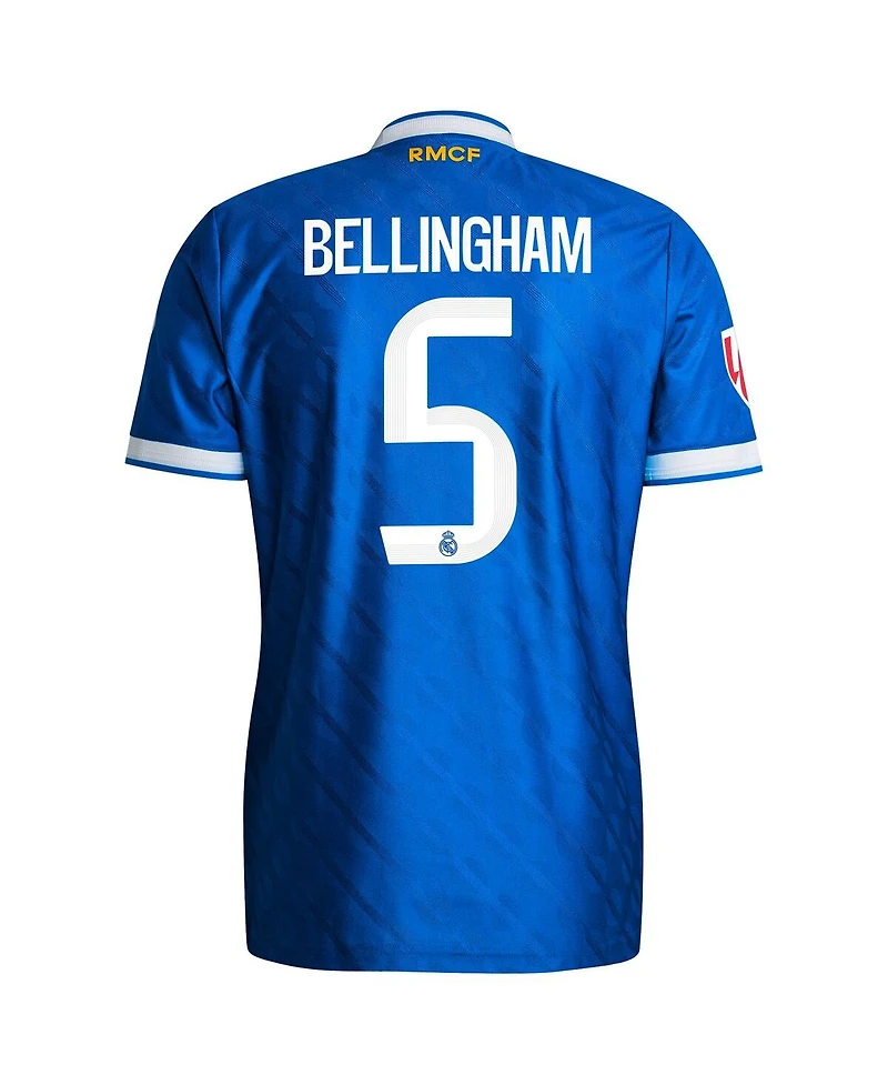 Adidas Men's Jude Bellingham Blue Real Madrid 2025/26 Third Authentic Player Jersey