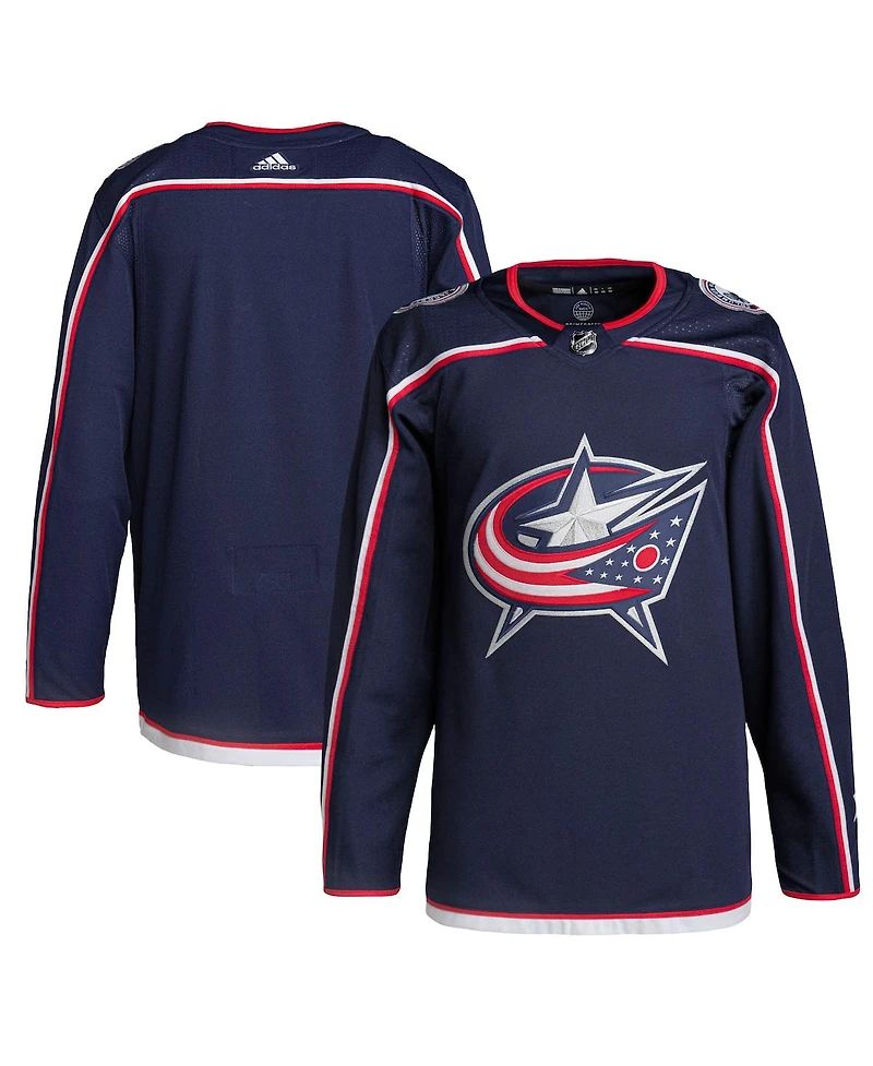 Adidas Men's Navy Columbus Blue Jackets Home Primegreen Authentic Jersey