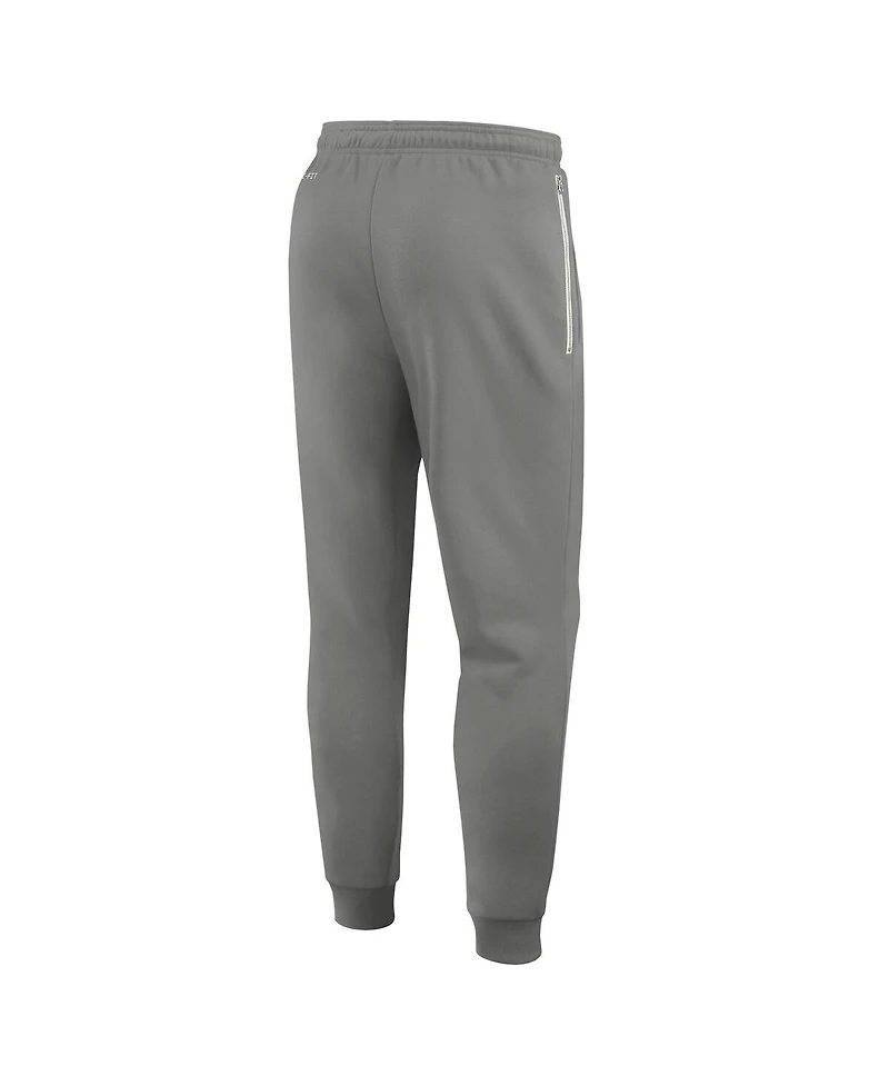 Nike Men's Gray Standard Issue Dri-fit Taper Sweatpants