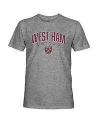 1863FC Men's Heather Gray West Ham United Wordmark Tri-Blend T-Shirt