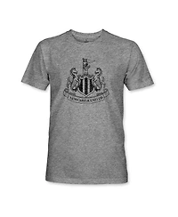 1863FC Men's Heather Gray Newcastle United Mono Badge Tri-Blend T-Shirt
