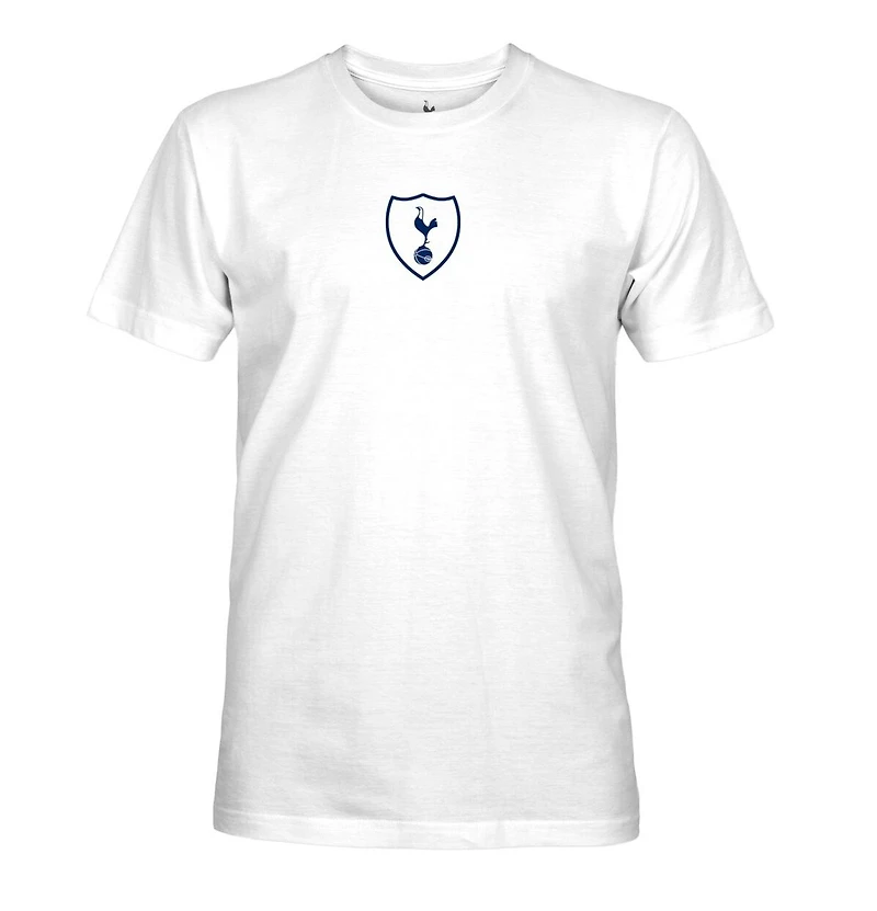 1863FC Men's White Tottenham Hotspur Duo Tone Players Cotton T-Shirt