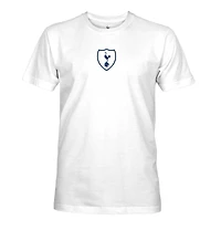 1863FC Men's White Tottenham Hotspur Duo Tone Players Cotton T-Shirt