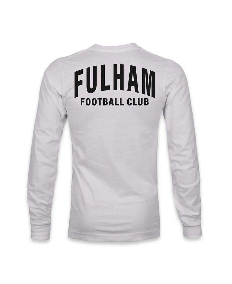1863FC Men's Silver Fulham Team Arch Long Sleeve T-Shirt