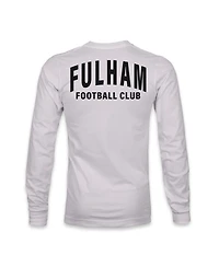 1863FC Men's Silver Fulham Team Arch Long Sleeve T-Shirt