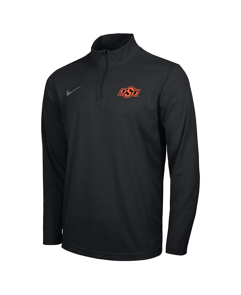 Nike Men's Black Oklahoma State Cowboys Intensity Performance Quarter-Zip Pullover Sweatshirt