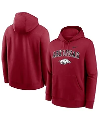 Nike Men's Cardinal Arkansas Razorbacks Club Pullover Hoodie