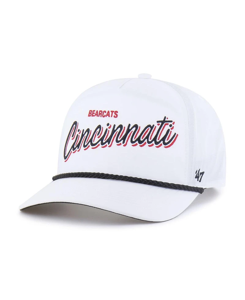 '47 Brand Men's White Cincinnati Bearcats Fairway Hitch Adjustable Hat